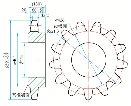 【兆恒機(jī)械】滲碳齒部有嚴(yán)重的貫穿型裂紋，何原因？
